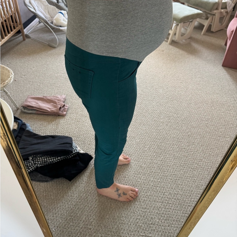 Teal Maternity Pants size M